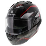 Shark EVO ES Yari zwart rood wit Shark EVO ES Yari zwart rood wit