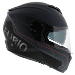 Vito Furio systeemhelm mat antraciet zwart rood Vito Furio systeemhelm mat antraciet zwart rood