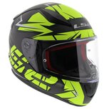 LS2 FF353 Rapid Cromo mat zwart geel LS2 FF353 Rapid Cromo mat zwart geel