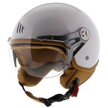 MT Soul Retro helm glans wit MT Soul Retro helm glans wit
