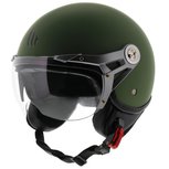 MT Soul Retro helm mat groen MT Soul Retro helm mat groen