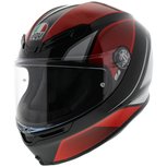 AGV K6 Hyphen Zwart Rood Wit AGV K6 Hyphen Zwart Rood Wit