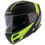LS2 FF324 systeemhelm Metro Rapid mat zwart fluor geel (inclusief Pinlock) LS2 FF324 systeemhelm Metro Rapid mat zwart fluor geel (inclusief Pinlock)