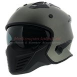 Vito Jet Bruzano helm mat titanium Vito Jet Bruzano helm mat titanium