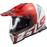 LS2 MX436 Pioneer EVO Evolve glans rood wit LS2 MX436 Pioneer EVO Evolve glans rood wit