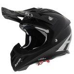 Airoh Aviator Ace crosshelm color mat zwart Airoh Aviator Ace crosshelm color mat zwart