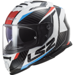 LS2 FF800 Storm motorhelm Racer blauw rood wit LS2 FF800 Storm motorhelm Racer blauw rood wit