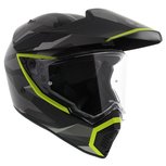 AGV AX-9 Motorhelm Siberia Mat Zwart Geel AGV AX-9 Motorhelm Siberia Mat Zwart Geel