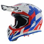 Airoh Aviator Ace crosshelm Trick glans blauw Airoh Aviator Ace crosshelm Trick glans blauw