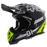 Airoh Aviator Ace crosshelm Cairoli RacR - Zwart Wit Airoh Aviator Ace crosshelm Cairoli RacR - Zwart Wit