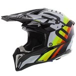 Airoh Aviator 3 AMS² Rainbow Glans Wit Rood Geel Zwart Airoh Aviator 3 AMS² Rainbow Glans Wit Rood Geel Zwart