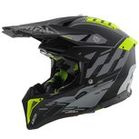 Airoh Aviator 3 AMS² Rampage mat zwart grijs fluo geel Airoh Aviator 3 AMS² Rampage mat zwart grijs fluo geel