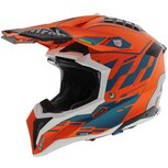 Airoh Aviator 3 AMS² Rampage mat oranje zwart Airoh Aviator 3 AMS² Rampage mat oranje zwart