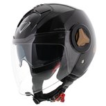 Vemar Breeze jethelm Radar zwart goud Vemar Breeze jethelm Radar zwart goud