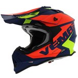 Vemar Taku crosshelm Blade mat blauw oranje geel Vemar Taku crosshelm Blade mat blauw oranje geel