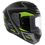 Vemar Motorhelm Hurricane Laser mat antraciet zwart geel Vemar Motorhelm Hurricane Laser mat antraciet zwart geel