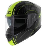 Vemar systeemhelm Sharki Hive zwart fluo geel Vemar systeemhelm Sharki Hive zwart fluo geel