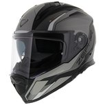 Vemar Motorhelm Zephir Lunar mat zilver zwart wit Vemar Motorhelm Zephir Lunar mat zilver zwart wit