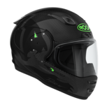 ROOF RO200 Carbon Integraalhelm Panther Zwart Fluo Groen ROOF RO200 Carbon Integraalhelm Panther Zwart Fluo Groen