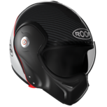 ROOF Boxxer Carbon Systeemhelm Carbon Zilver ROOF Boxxer Carbon Systeemhelm Carbon Zilver