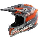 Airoh Aviator 3 AMS² Wave oranje grijs chrome Airoh Aviator 3 AMS² Wave oranje grijs chrome