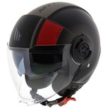 MT Jethelm Viale SV Phantom mat zwart rood MT Jethelm Viale SV Phantom mat zwart rood