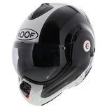 ROOF Desmo Systeemhelm Flash Zwart Wit ROOF Desmo Systeemhelm Flash Zwart Wit