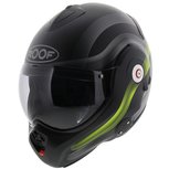 ROOF Desmo Systeemhelm Streamline Zwart Geel ROOF Desmo Systeemhelm Streamline Zwart Geel