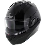 Shark EVO-GT systeemhelm motorhelm glans zwart Shark EVO-GT systeemhelm motorhelm glans zwart