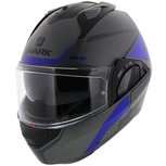 Shark EVO-GT systeemhelm motorhelm Encke mat antraciet blauw Shark EVO-GT systeemhelm motorhelm Encke mat antraciet blauw