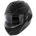 Shark EVO-GT systeemhelm motorhelm Encke mat zwart antraciet Shark EVO-GT systeemhelm motorhelm Encke mat zwart antraciet