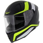 Caberg Avalon Motorhelm Blast mat zwart geel wit Caberg Avalon Motorhelm Blast mat zwart geel wit
