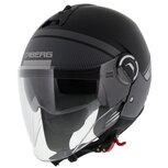 Caberg motorhelm Jet Riviera V4 Elite mat zwart antraciet grijs Caberg motorhelm Jet Riviera V4 Elite mat zwart antraciet grijs