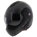 ROOF New Boxxer Systeemhelm Face Mat Zwart Titanium ROOF New Boxxer Systeemhelm Face Mat Zwart Titanium