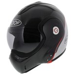 ROOF Boxxer Carbon Systeemhelm Carbon Zilver ROOF Boxxer Carbon Systeemhelm Carbon Zilver