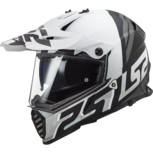 LS2 MX436 Pioneer EVO Evolve mat zwart wit LS2 MX436 Pioneer EVO Evolve mat zwart wit