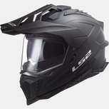 LS2 MX701 Explorer single mono mat zwart LS2 MX701 Explorer single mono mat zwart