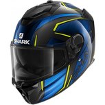 Shark Spartan GT Carbon Kromium zwart blauw geel Shark Spartan GT Carbon Kromium zwart blauw geel