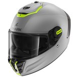 Shark Spartan RS Blank SP mat zilver geel Shark Spartan RS Blank SP mat zilver geel