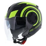 Vito Isola jethelm mat zwart fluor Vito Isola jethelm mat zwart fluor