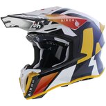 Airoh Twist 2.0 crosshelm Lift blauw oranje Airoh Twist 2.0 crosshelm Lift blauw oranje