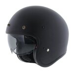 Nikko N500 Jet helm solid mat zwart Nikko N500 Jet helm solid mat zwart