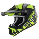 Shiro kinder crosshelm MX-306 Brigade Zwart Geel Shiro kinder crosshelm MX-306 Brigade Zwart Geel
