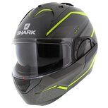 Shark EVO ES Yari mat antraciet geel zilver Shark EVO ES Yari mat antraciet geel zilver