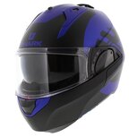 Shark EVO ES Kedje mat zwart blauw Shark EVO ES Kedje mat zwart blauw