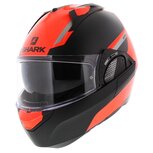 Shark EVO-GT systeemhelm motorhelm Sean oranje zwart zilver Shark EVO-GT systeemhelm motorhelm Sean oranje zwart zilver
