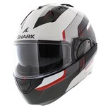 Shark EVO ES Kryd wit zwart rood Shark EVO ES Kryd wit zwart rood