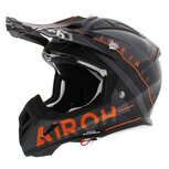 Airoh Aviator Ace crosshelm Amaze mat zwart oranje Airoh Aviator Ace crosshelm Amaze mat zwart oranje