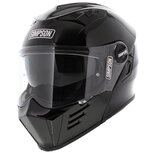 Simpson Darksome Systeemhelm glans zwart Simpson Darksome Systeemhelm glans zwart