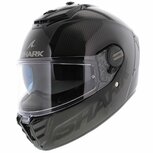 Shark Spartan RS motorhelm glans carbon skin zwart Shark Spartan RS motorhelm glans carbon skin zwart